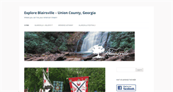 Desktop Screenshot of exploreblairsville.com